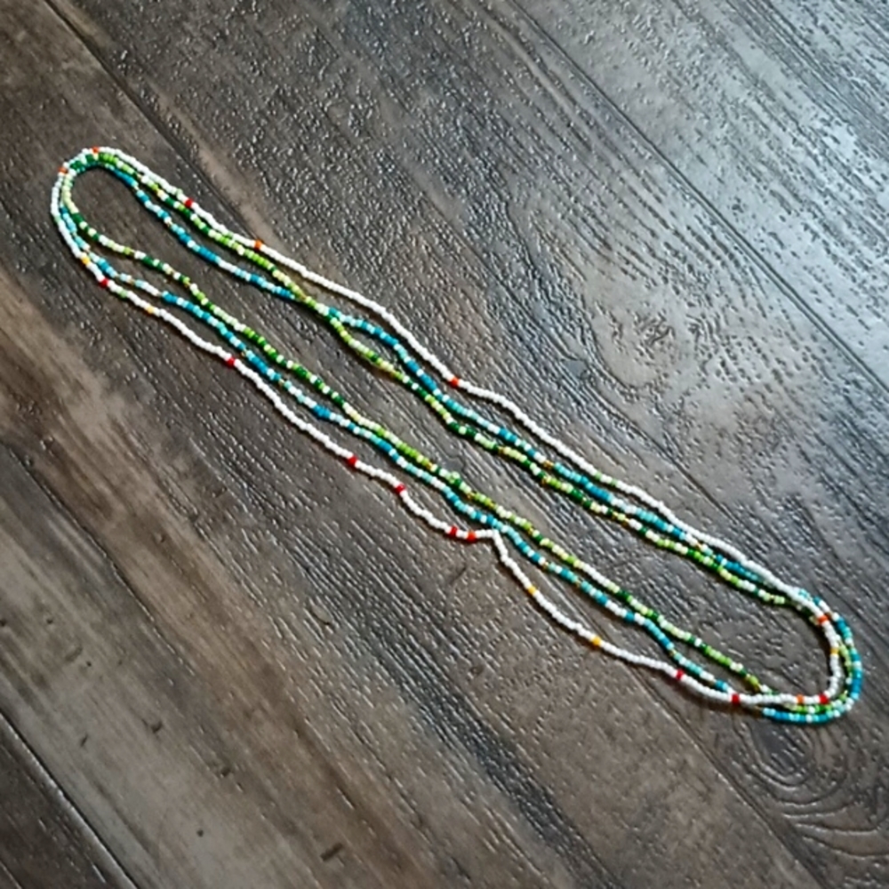 Women's 3pc Set Waist Beads - Picture 5 of 7